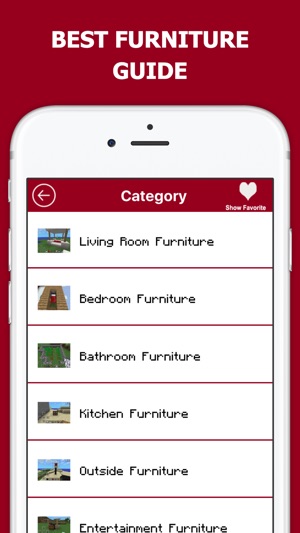 Furniture Guide for Minecraft PE & PC