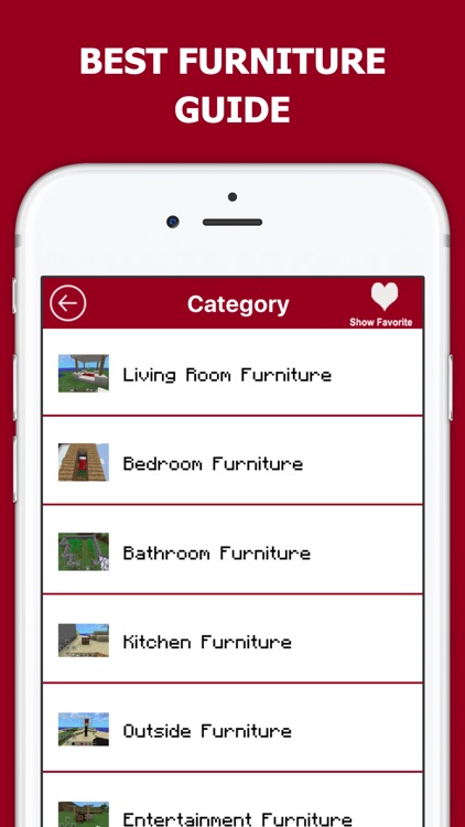 Furniture Guide for Minecraft PE & PC