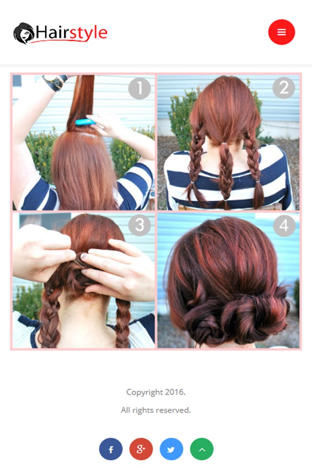 Easy Hairstyles Step by Step Pictures screenshot 3