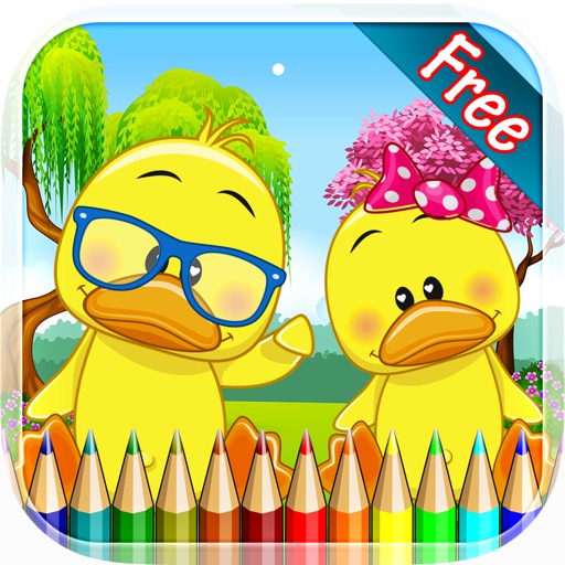 Animal Coloring Book - Drawing and Painting Colorful for kids games free Icon