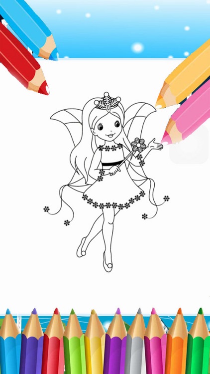 Draw Princess: Book Paint Color