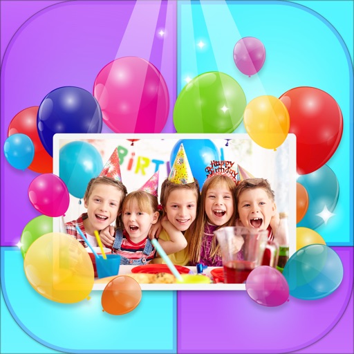 Birthday Collage Maker Frame Party Picture S With Happy