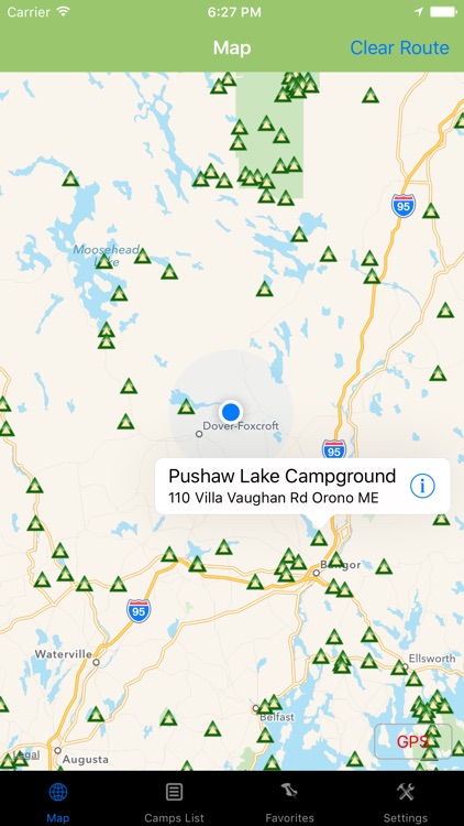 Maine – Camping & RV spots