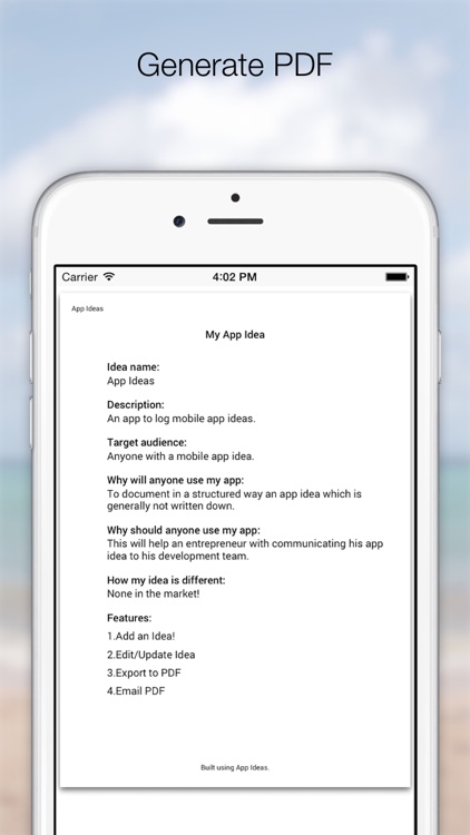 App Ideas - Document your mobile app ideas now! screenshot-4