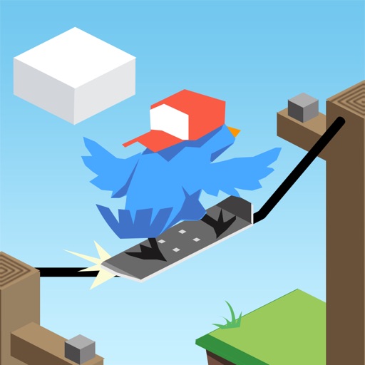 Bird Up: Apocalypse Skateboard Grind Adventure Game FREE Icon