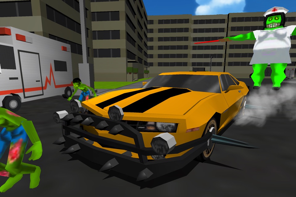 Drift Cars Vs Zombies - Kill eXtreme Undead in this Apocalypse Outbreak Racing Simulator Game FREE screenshot 3