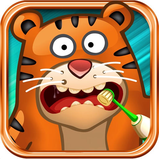Tiger Goes To Dentist In The Woods - Play A Virtual Dental Assistant Game! Icon