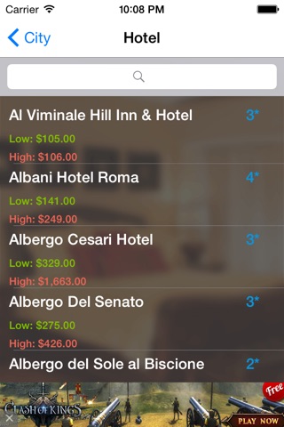 Hotel Price Italy screenshot 3