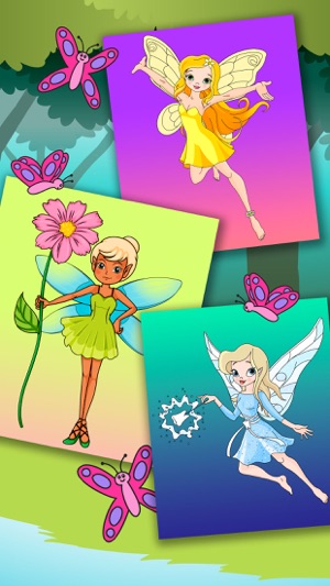 Fairy Coloring Book – Color and Paint Drawings of Fairies Ed(圖2)-速報App