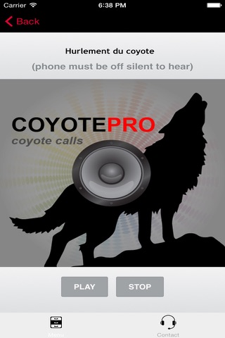 Le Coyote Appelle à La Chasse Aux Prédateurs - (aucune annonce) Bluetooth Compatibles screenshot 2