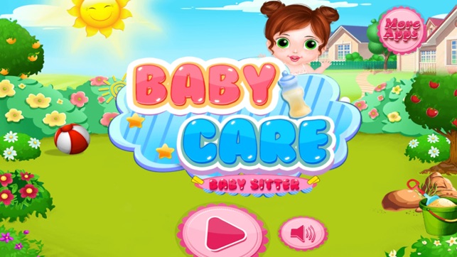 保姆 嬰兒護理 幼兒看護  嬰兒遊戲為孩子們和女孩 - 免費(圖1)-速報App
