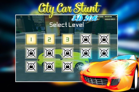 City Car Stunt 3D 2016 screenshot 4