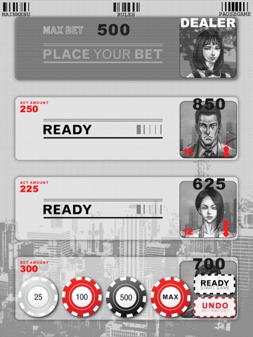 The Lounge Gamblers : Blackjack Edition Lite screenshot 3