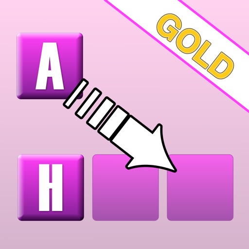 WORDMIX GOLD - PINK EDITION - Free icon