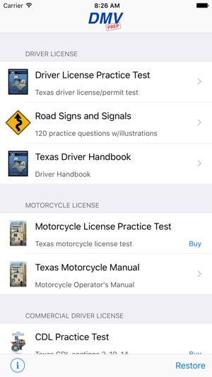 Texas DMV Test Prep(圖1)-速報App