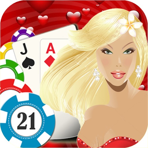 Ace Queen Of Hearts - Black Jack Beat The Vegas Casion Competition Icon