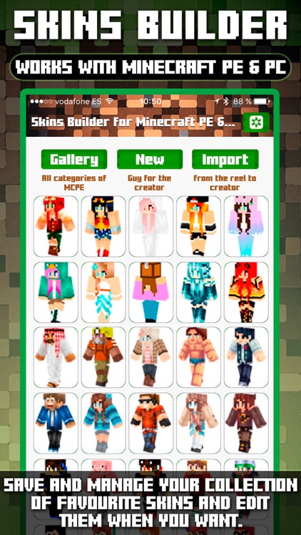 Craftor Pro Skins Creator for Minecraft PE & PC