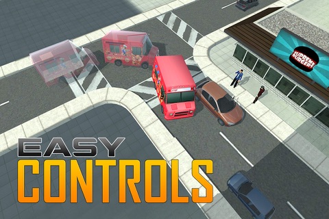 Pizza Delivery Van 3D – City Food Truck Driver Simulator Game screenshot 3