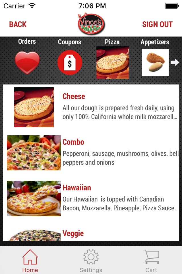 Vince’s Pasta & Pizza screenshot 3