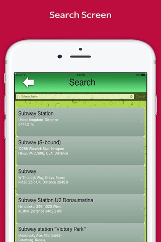 Find Restaurant "For Subway" screenshot 3
