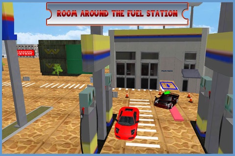 Gas Station Car Parking Simulator 2016 – New Free Crazy Patrol Pump Park Madness screenshot 2