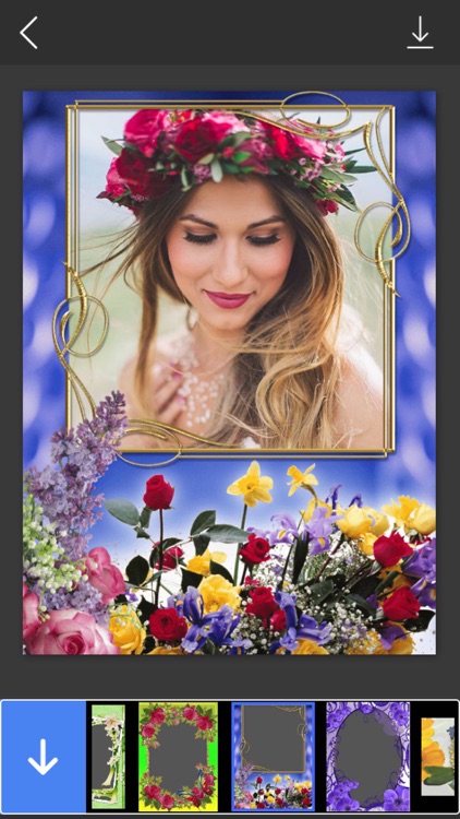 Love Flower Photo Frame - Photo frame editor