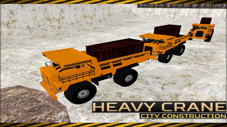 Heavy Crane City Construction 3D - Operate & Drive Heavy Duty Construction Trucks in Real City