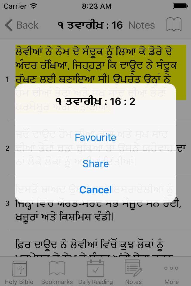 Punjabi Bible: Easy to use Bible app in Punjabi for daily Bible book reading screenshot 4