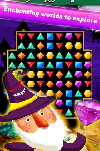 Witchy Jewel Match: Journey Gems screenshot 3