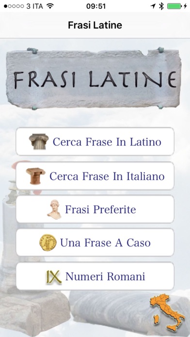 How to cancel & delete Frasi Latine - la frase in latino giusta per ogni occasione from iphone & ipad 1