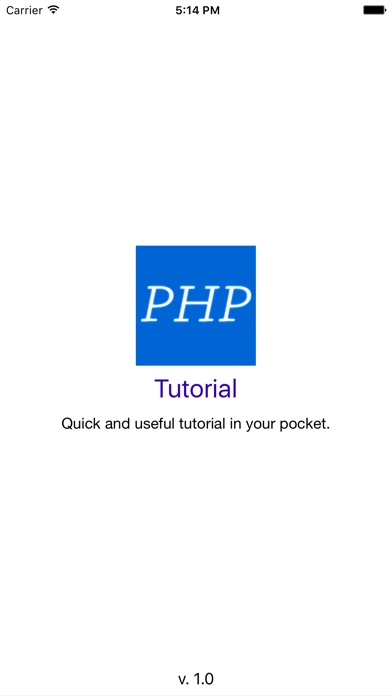 PHP Quick Tutorial Screenshot 1