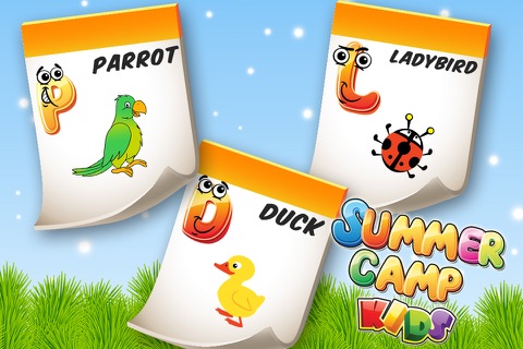 Summer Camp Kids: Alphabets Numbers & Shapes Learning Game for Kids screenshot 3