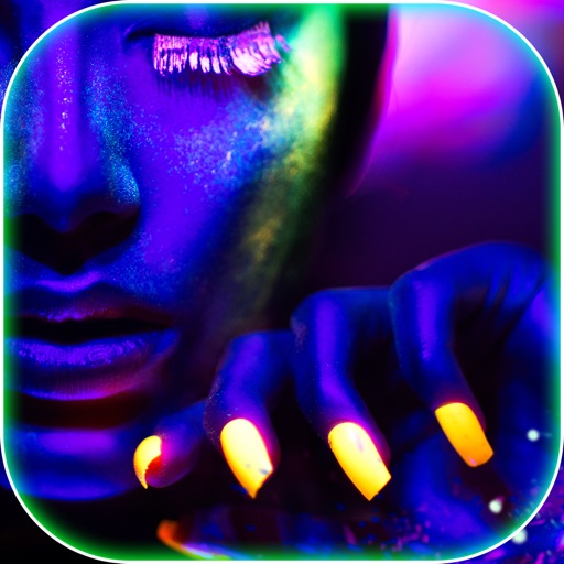 Neon Nails for Party Girls – Style Makeover and Spa Nail Treatment in a Fashion Manicure Salon Icon