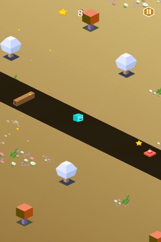 Risky Cube Dash Away Slip Rooms screenshot 2