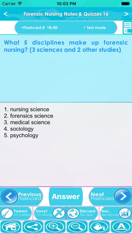Forensic Nursing Test Bank & Exam Review App : 800 Study Notes, flashcards, Concepts & Practice Quiz screenshot-3