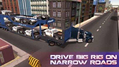 Police Car Transporter Truck – Drive lorry & deliver cop vehicles 1.0 IOS -