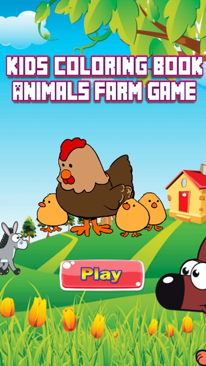 Animals Farm Coloring Book - Drawing Pages and Painting Educational Learning skill Games For Kid & Toddler