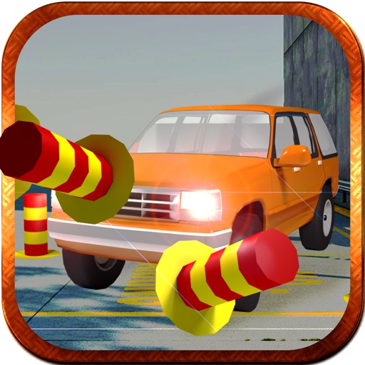 3D Car Parking - multi level driving test and  obstacle course 2016 icon