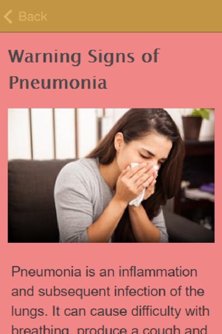 Symptoms Of Pneumonia screenshot 2