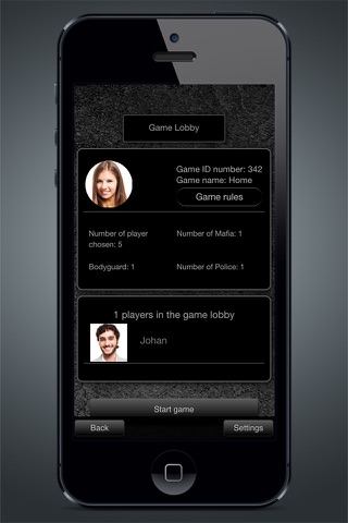 Mafia party app screenshot 4