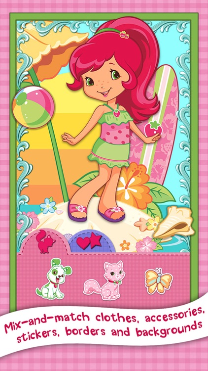 Strawberry Shortcake Card Maker Dress Up - Fashion Makeover Game for Kids