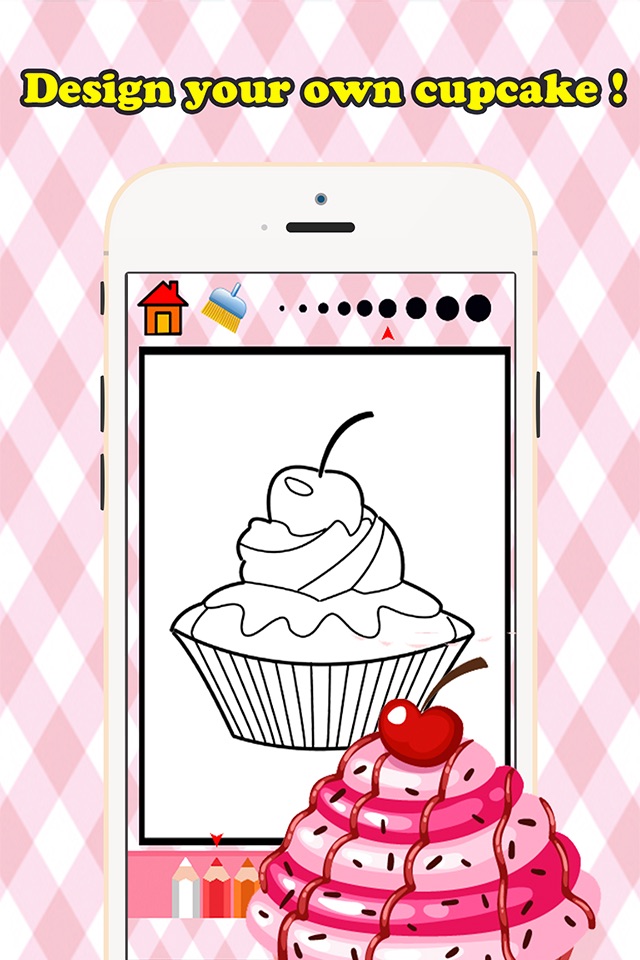 Bakery Cupcake Coloring Book Free Games for children age 1-10: Support your child's learning with drawing ideas, fun activities screenshot 4