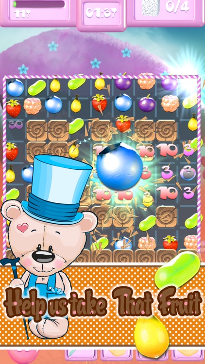 gummy juice berry crush : match 3 games free screenshot-3