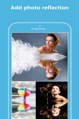Mirror Reflection Photography Effects In Selfie Pics For Instagram Photo screenshot 2