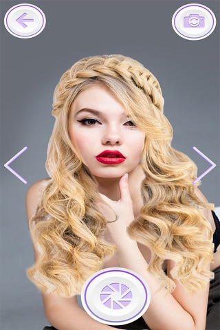 Fashion Hairstyle for Girls Pro – Fancy Hair Salon Photo Studio with Haircut Makeover Stickers screenshot 4
