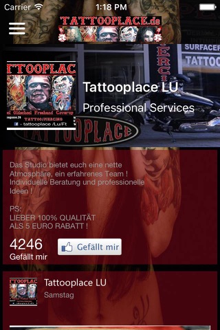 Tattooplace Ludwigshafen screenshot 2