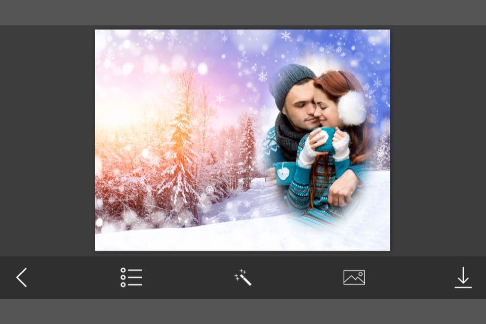 Winter Photo Frame - Amazing Picture Frames & Photo Editor screenshot 2