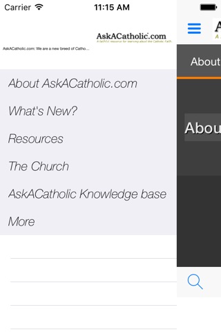 AskACatholic.com screenshot 3