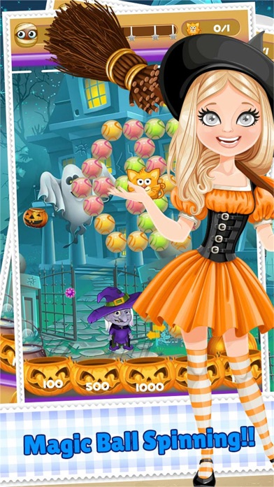 BUBBLE SPINNER FUNNY CAT POP SHOOTER - ADDICTIVE PUZZLE WITCH ACTION GAMES 1.1 IOS GAME GIẢI TRÍ BUBBLE SPINNER FUNNY CAT POP SHOOTER - ADDICTIVE PUZZLE WITCH ACTION GAMES 1.1 IOS