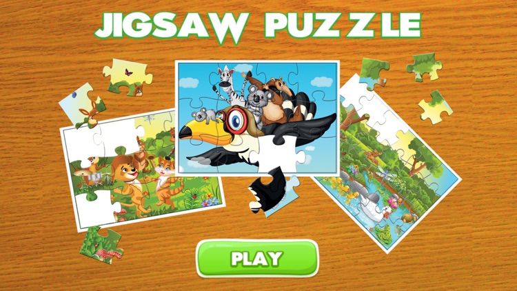 Animals Jigsaw Puzzles – Puzzle Game Free for Kids and Toddler - Preschool Learning Games
